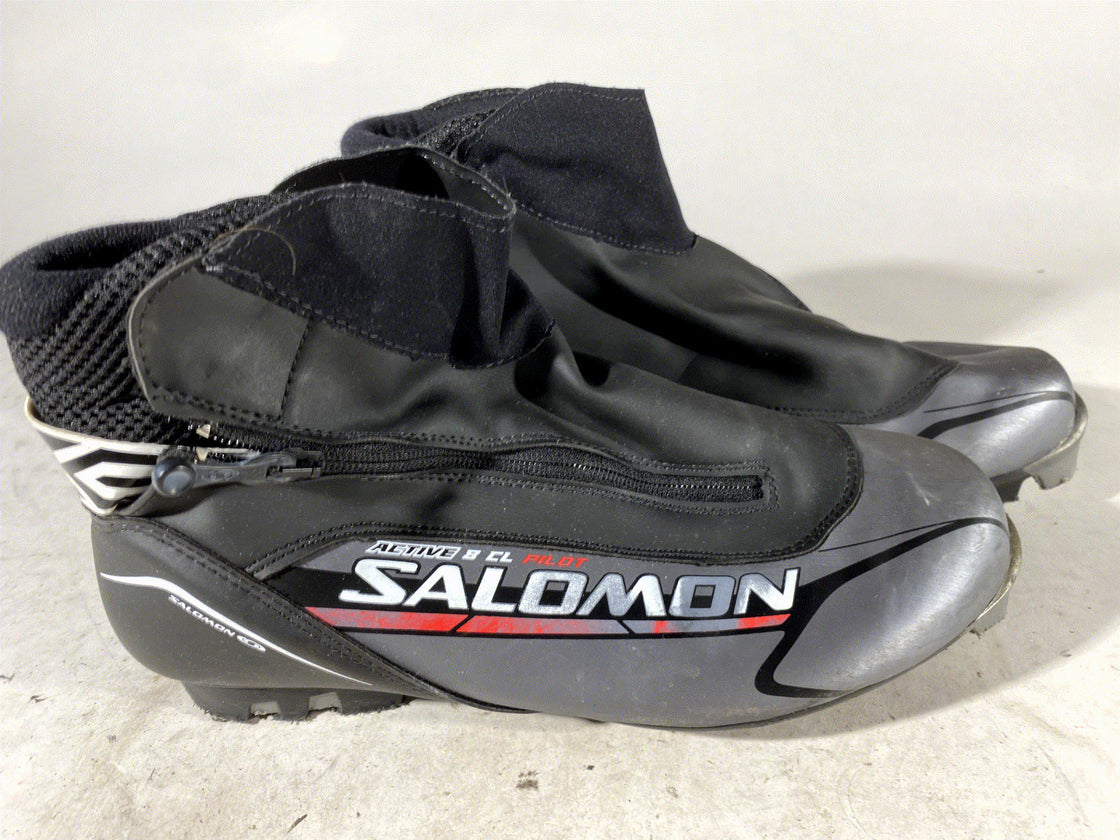 SALOMON Ective 8 Classic Cross Country Ski Boots Size EU42 2/3 US9 SNS Pilot