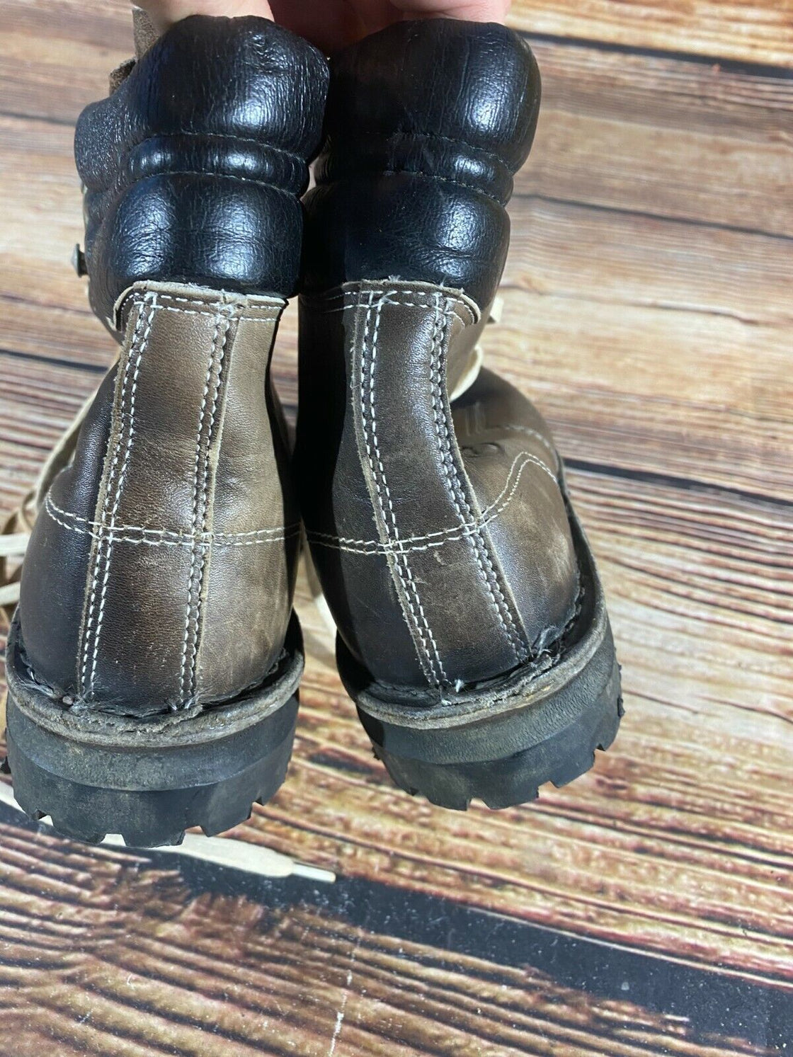 DALEX Vintage Nordic Cross Country Ski Boots EU38, US5.5 Kandahar Cable Bindings