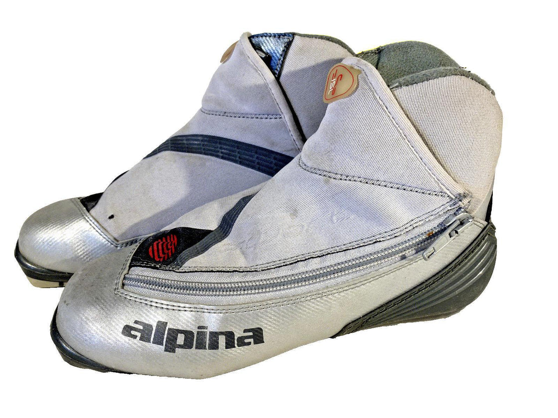Alpina SP15L Classic Nordic Cross Country Ski Boots Size EU37 US6 for NNN 632
