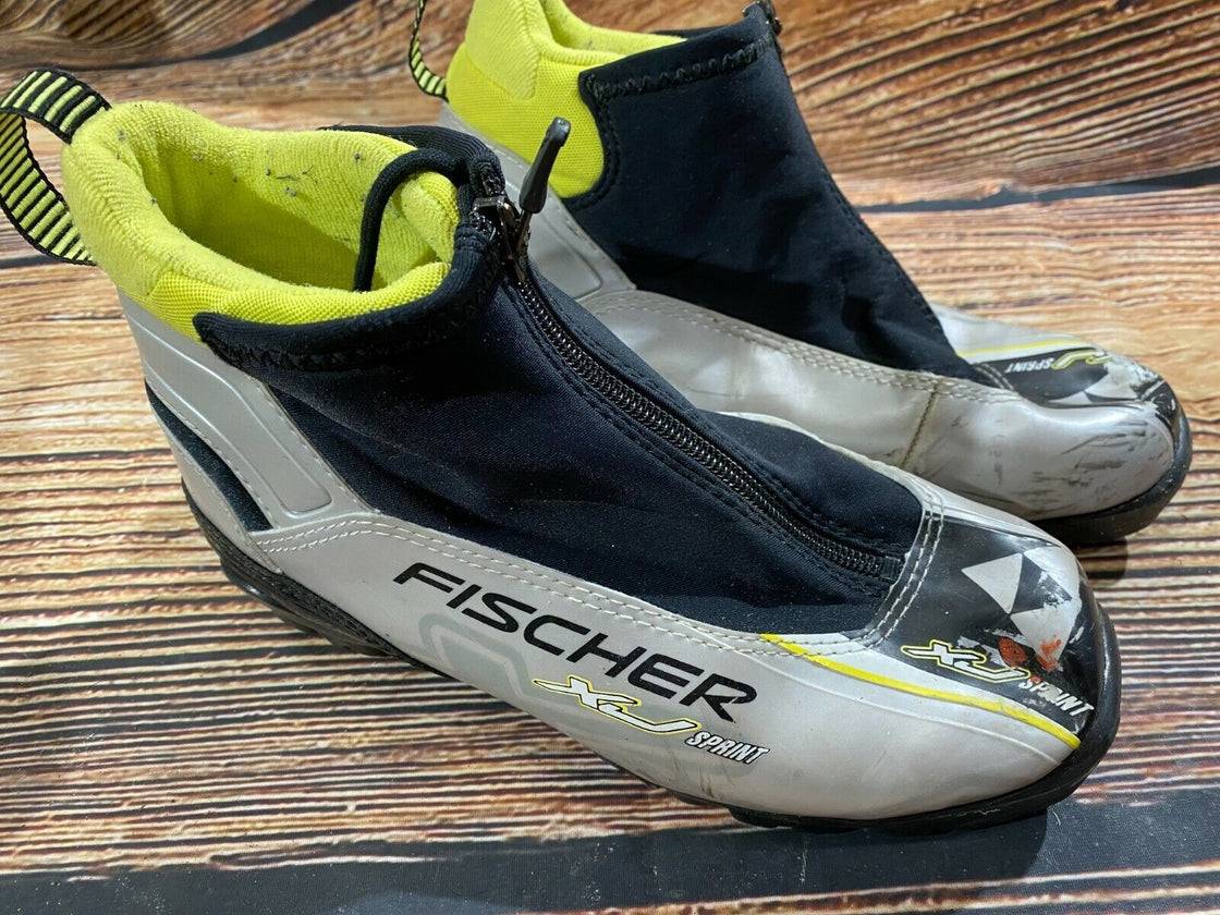 Fischer XJ Sprint Nordic Cross Country Ski Boots Combi Size EU 37 US5 NNN