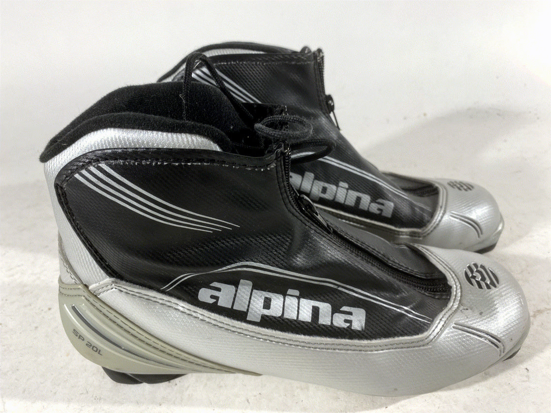 Alpina SP20L Cross Country Ski Boots Classic Size EU40 US7.5 NNN Rottefella 450