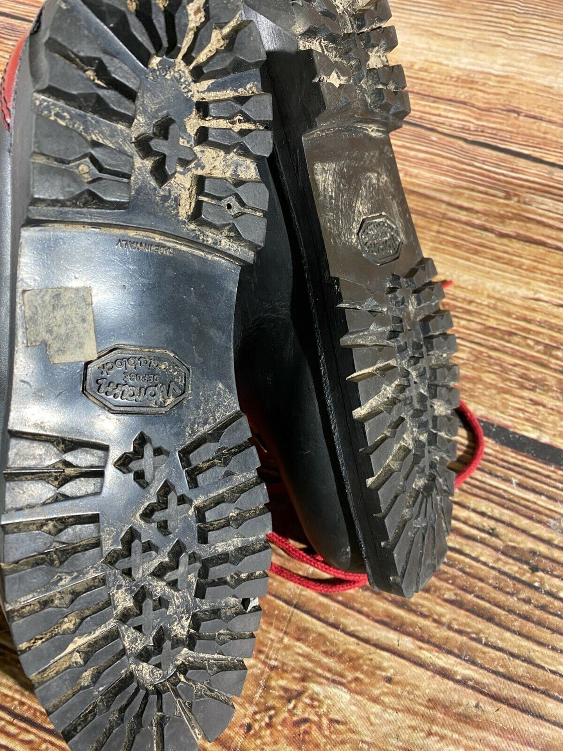 AUTONIMI Vintage Leather Alpine Ski Boots EU41 US7.5 Mondo 255 KL132