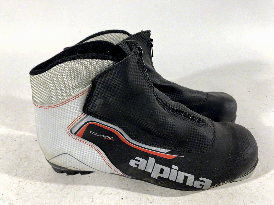 Alpina T8 Touring Nordic Cross Country Ski Boots Size EU44 US10.5 NNN 527