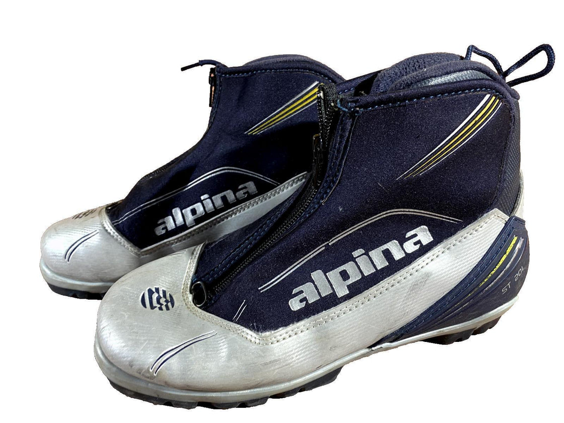 Alpina ST20L Nordic Cross Country Ski Boots Size EU38 US6 for NNN