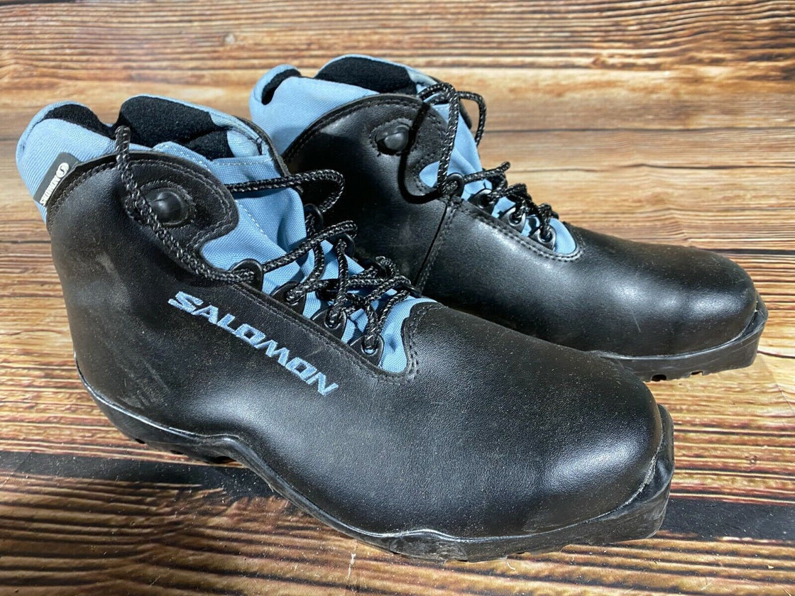 SALOMON Nordic Cross Country Ski Boots Size EU42 US9.5 SNS profil