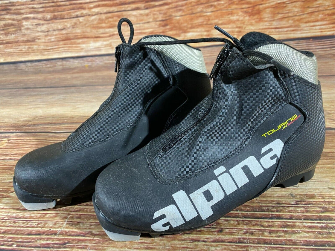 Alpina Touring Kids Nordic Cross Country Ski Boots Size EU36 US4.5 for NNN A-248