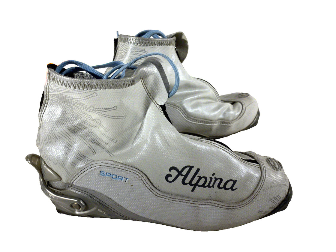 Alpina SCL Racing Nordic Cross Country Ski Boots Size EU37 US5.5 for NNN 387