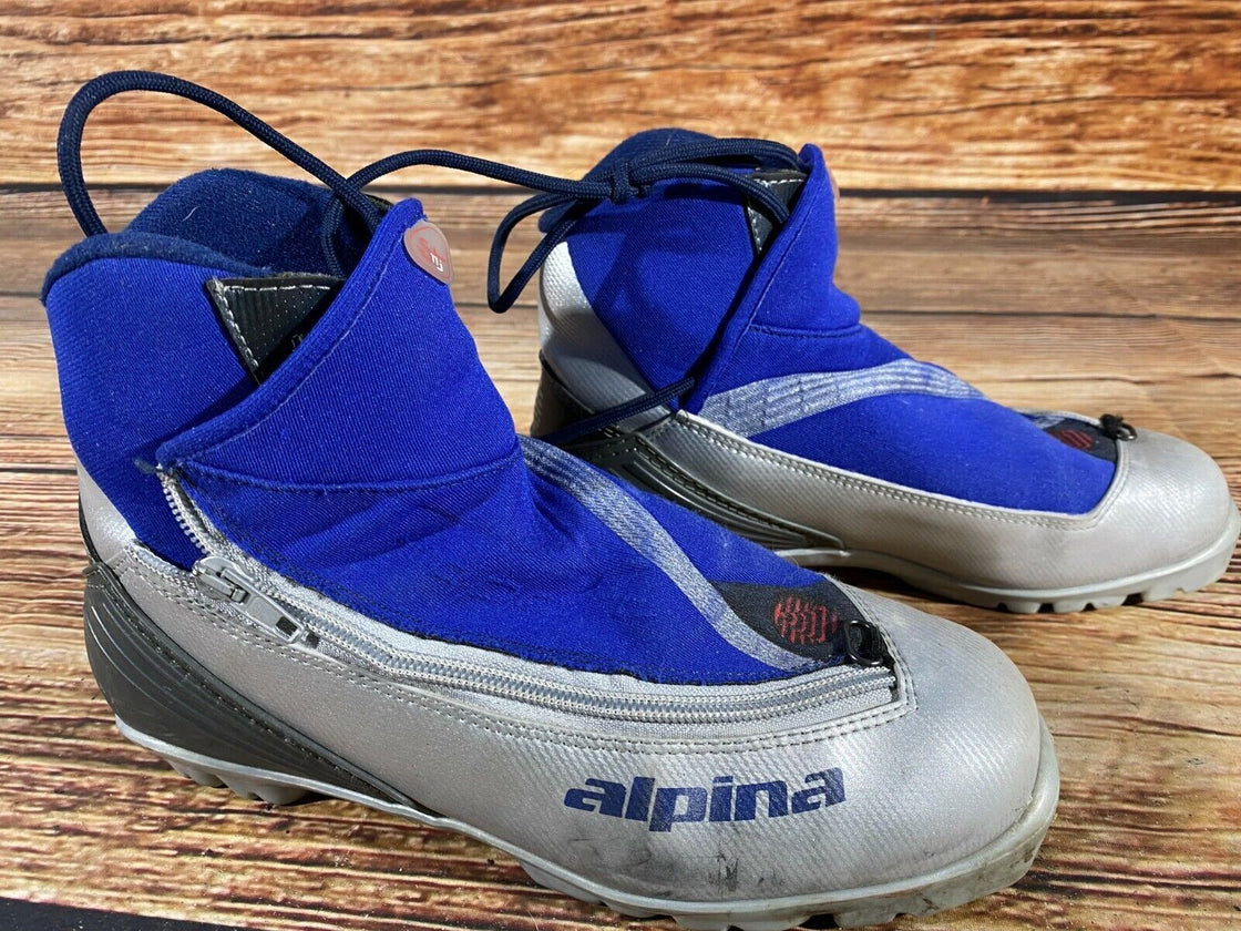 Alpina ST11j Nordic Cross Country Ski Boots Size EU39 US7 NNN