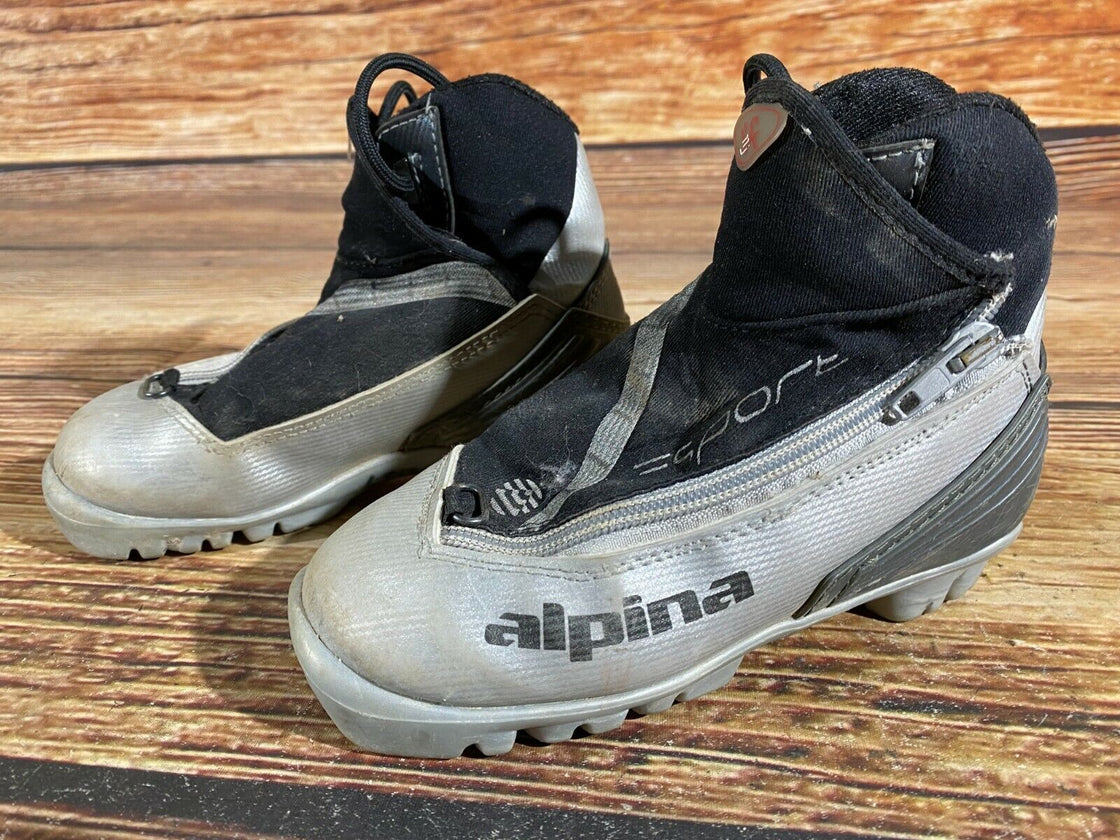 Alpina ST11jr Kids Nordic Cross Country Ski Boots Size EU30 US12 for NNN A-68