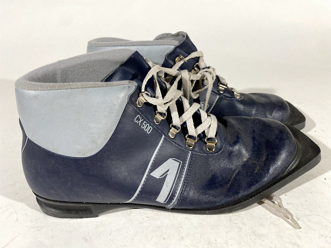 Artex Vintage Nordic Norm Cross Country Ski Boots Size EU44 US10.5 NN 75mm