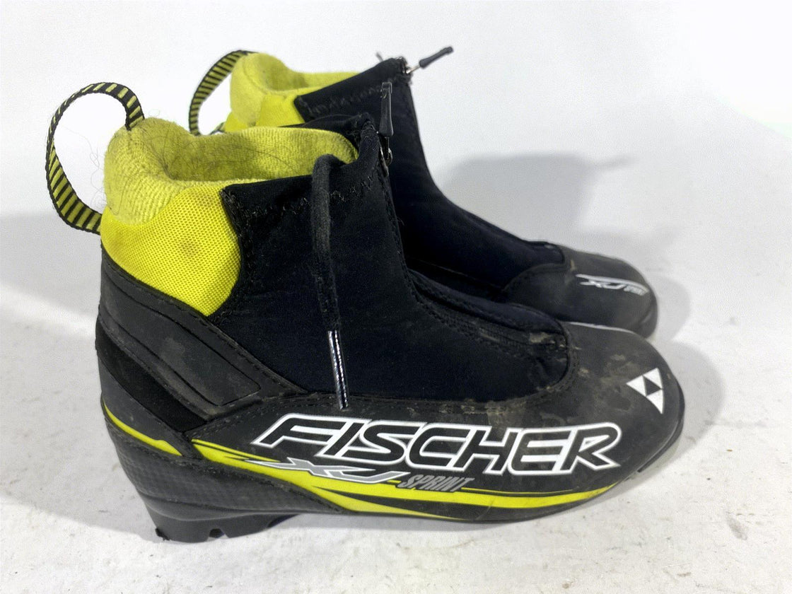 Fischer XJ Sprint Classic Nordic Cross Country Ski Boots Size EU37 US5 NNN 94