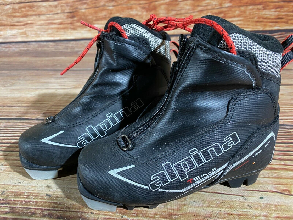 Alpina T5 Plus Kids Nordic Cross Country Ski Boots Size EU28 US10.5 for NNN A-53