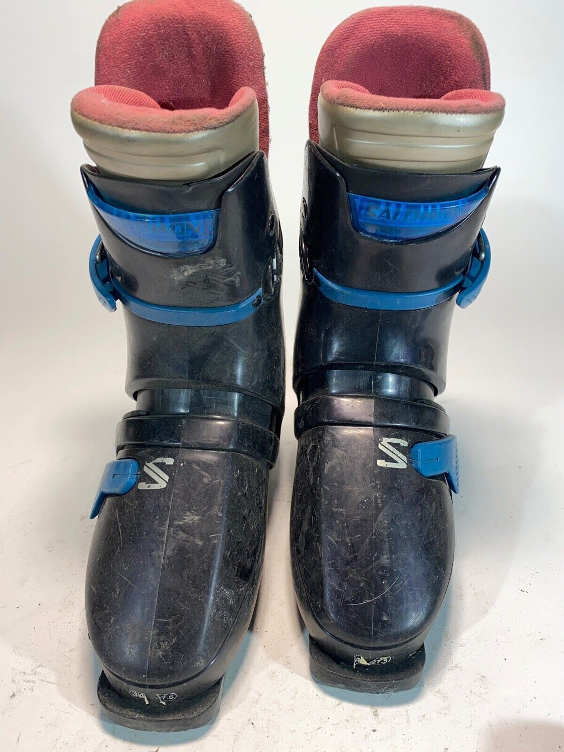 SALOMON Vintage Alpine Ski Boots Size Mondo 262 mm, Outer Sole 321 mm DH36