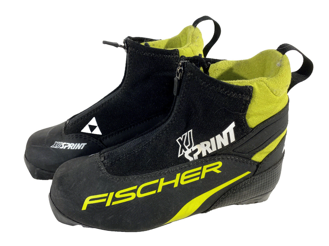 Fischer XJ Sprint Nordic Cross Country Ski Boots Size EU38 US6 NNN 322