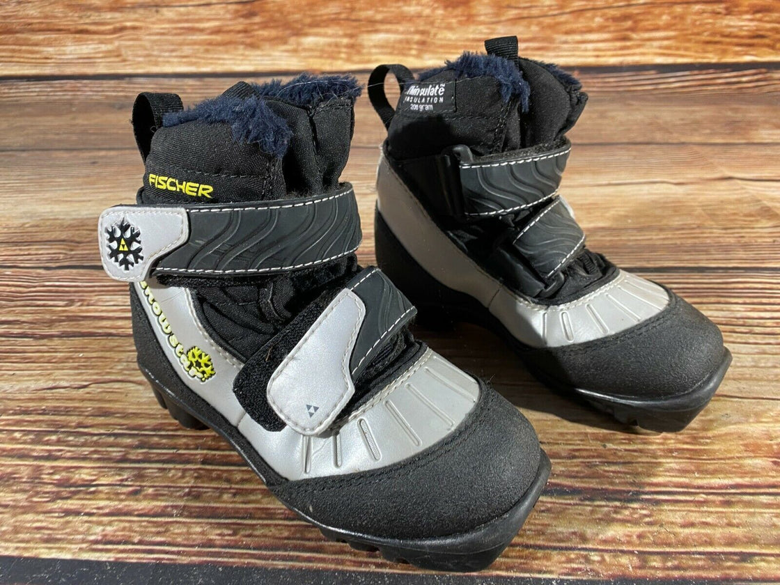 Fischer Snow Star Kids Nordic Cross Country Ski Boots Size EU30 US12 NNN F-95