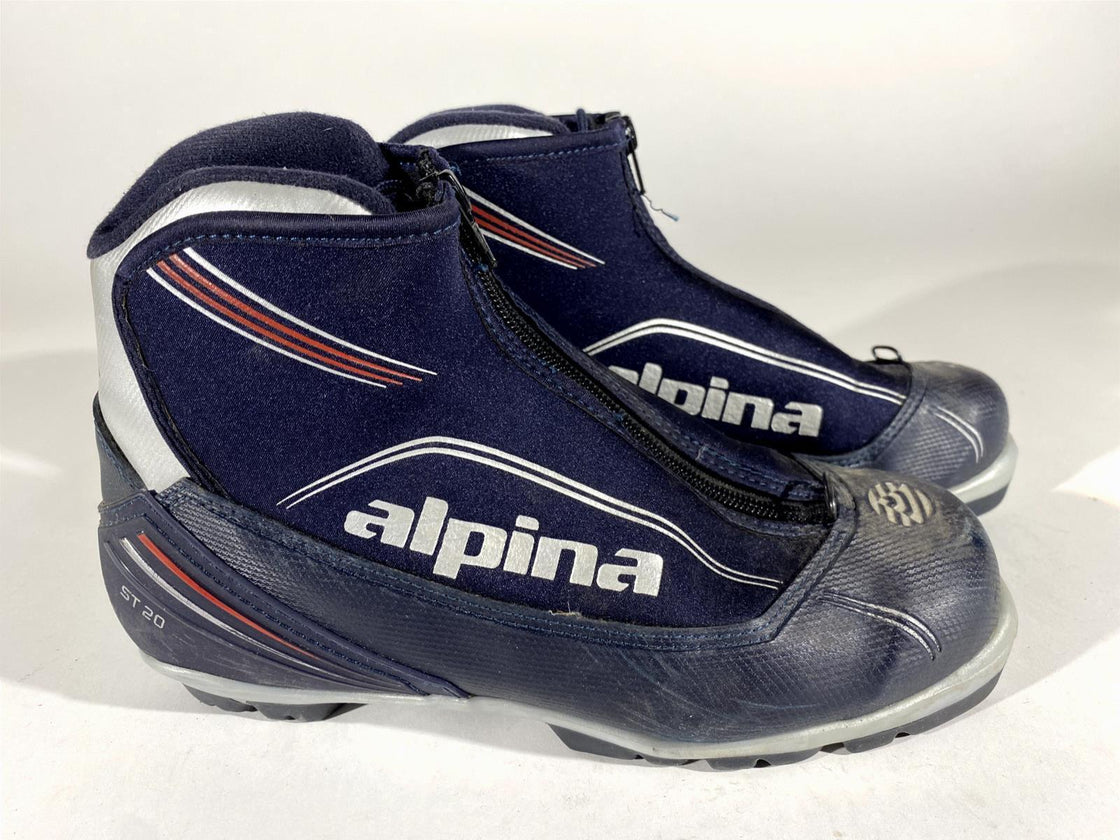 Alpina ST20 Nordic Cross Country Ski Boots Size EU40 US7.5 for NNN