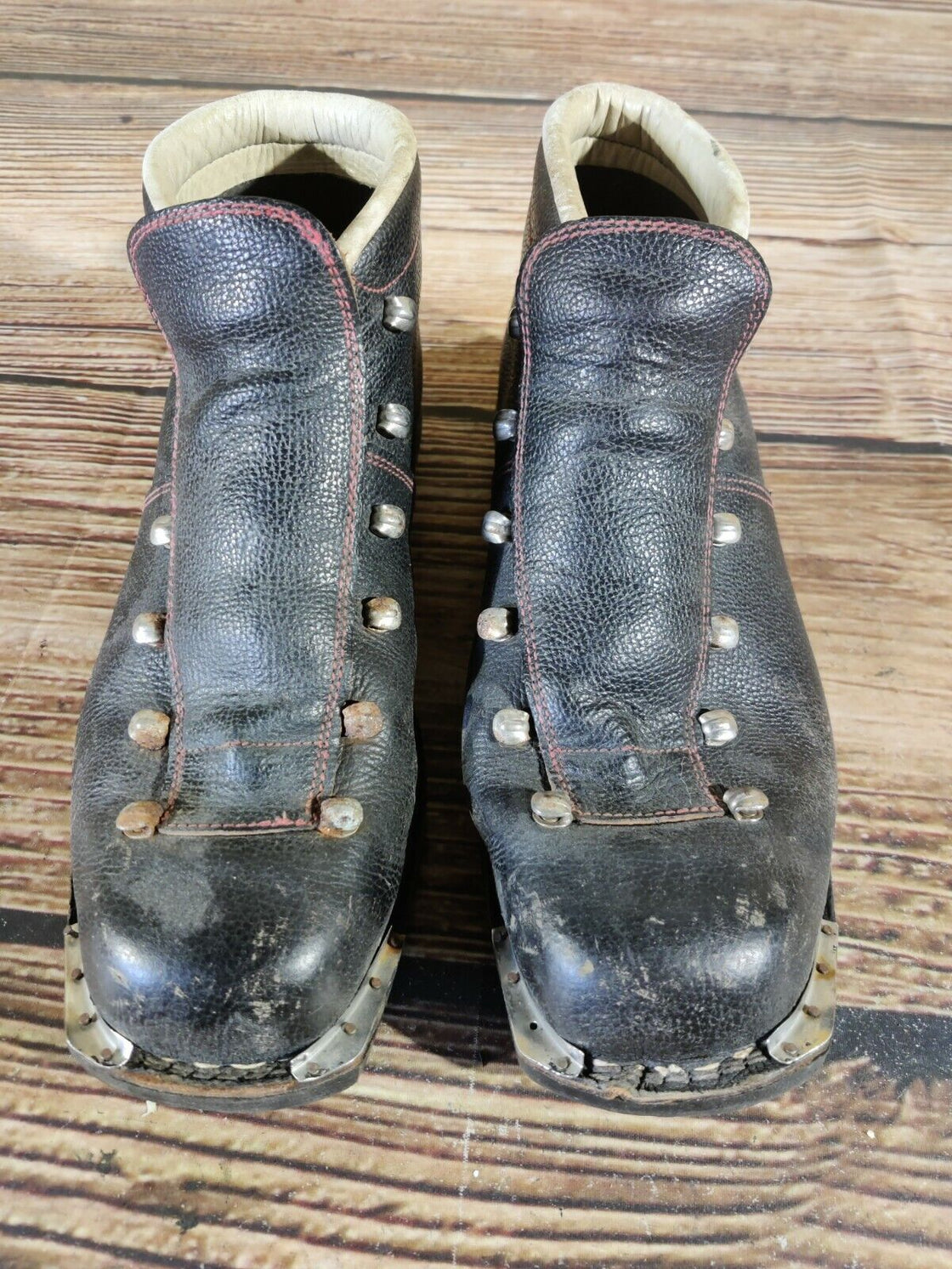 NORLINS TEWA Vintage Cross Country Ski Boots Kandahar Cable Binding EU44 US10