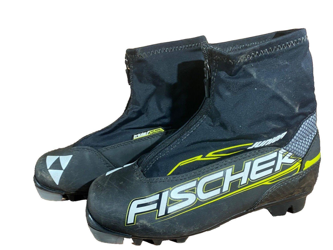 Fischer RC Junior Nordic Cross Country Ski Boots Kids Size EU35 US3.5 NNN F-451