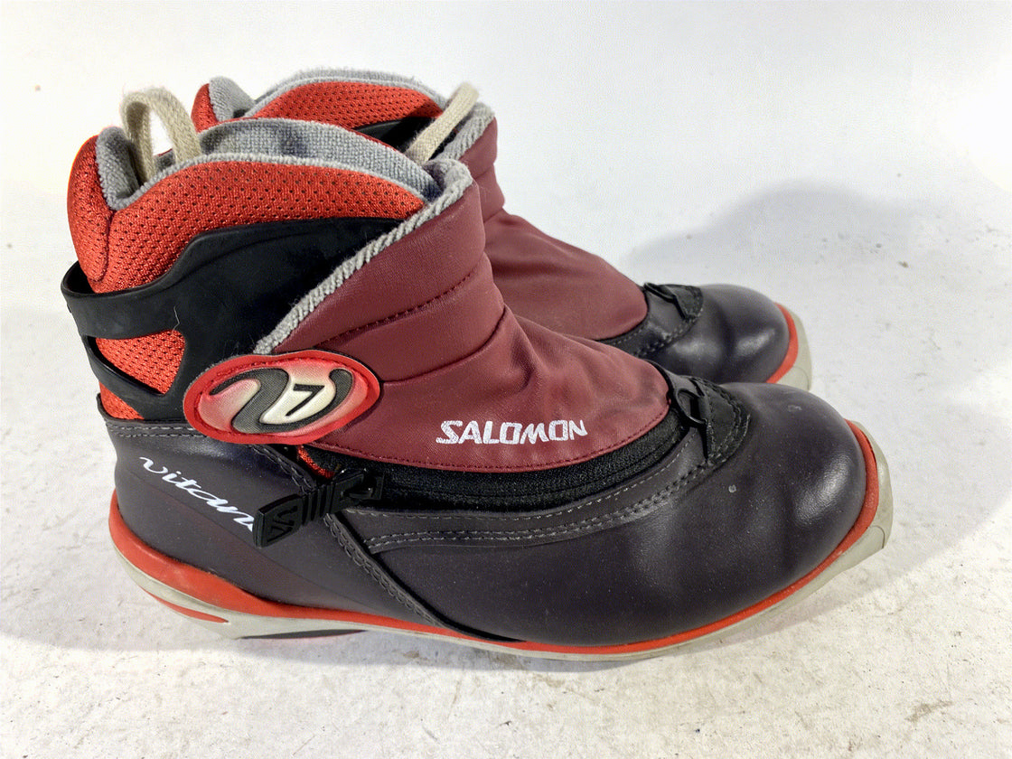 Salomon Classic Nordic Cross Country Ski Boots Size EU39 US5.5 SNS Profil 309