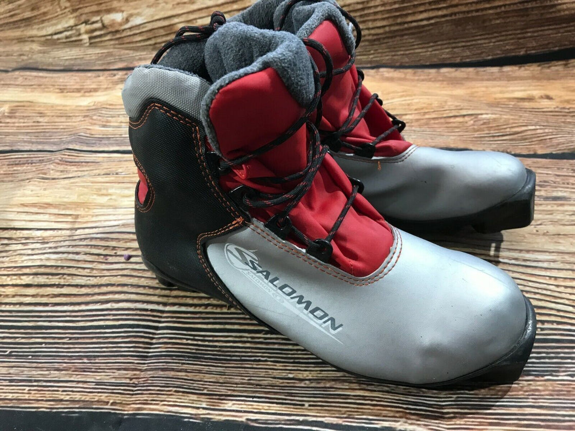 SALOMON Snowmonster Cross Country Ski Boots Size EU37 1/3 US6 SNS Profil