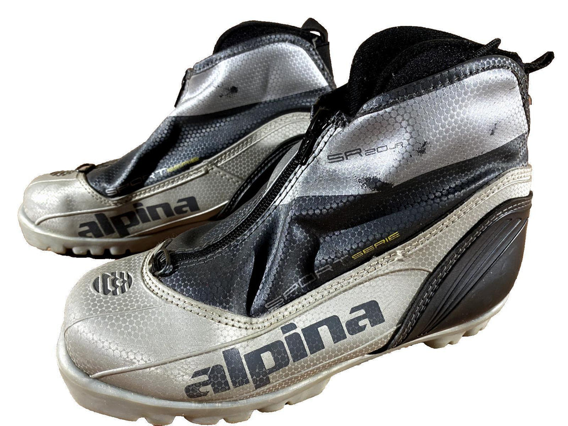 Alpina SR20jr Nordic Cross Country Ski Boots Size EU35 US3.5 for NNN 1011