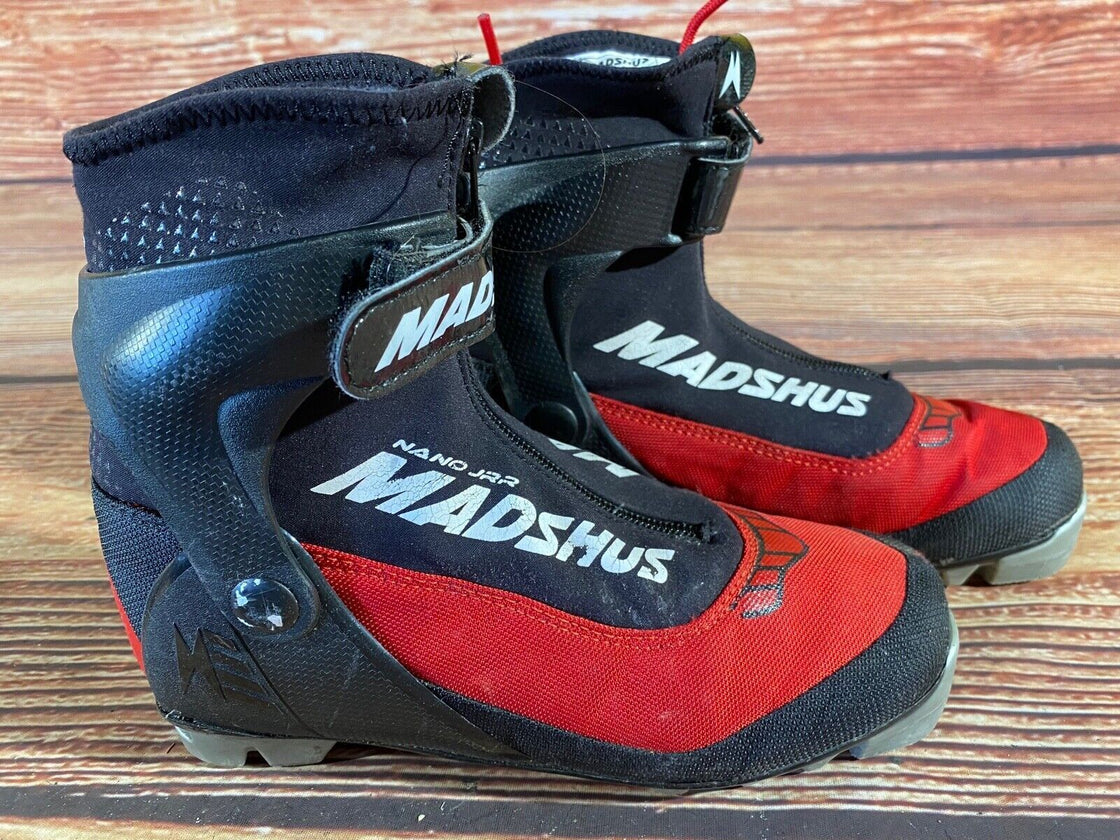 Madshus Nano JRR Nordic Cross Country Ski Boots Size EU37 US5 for NNN