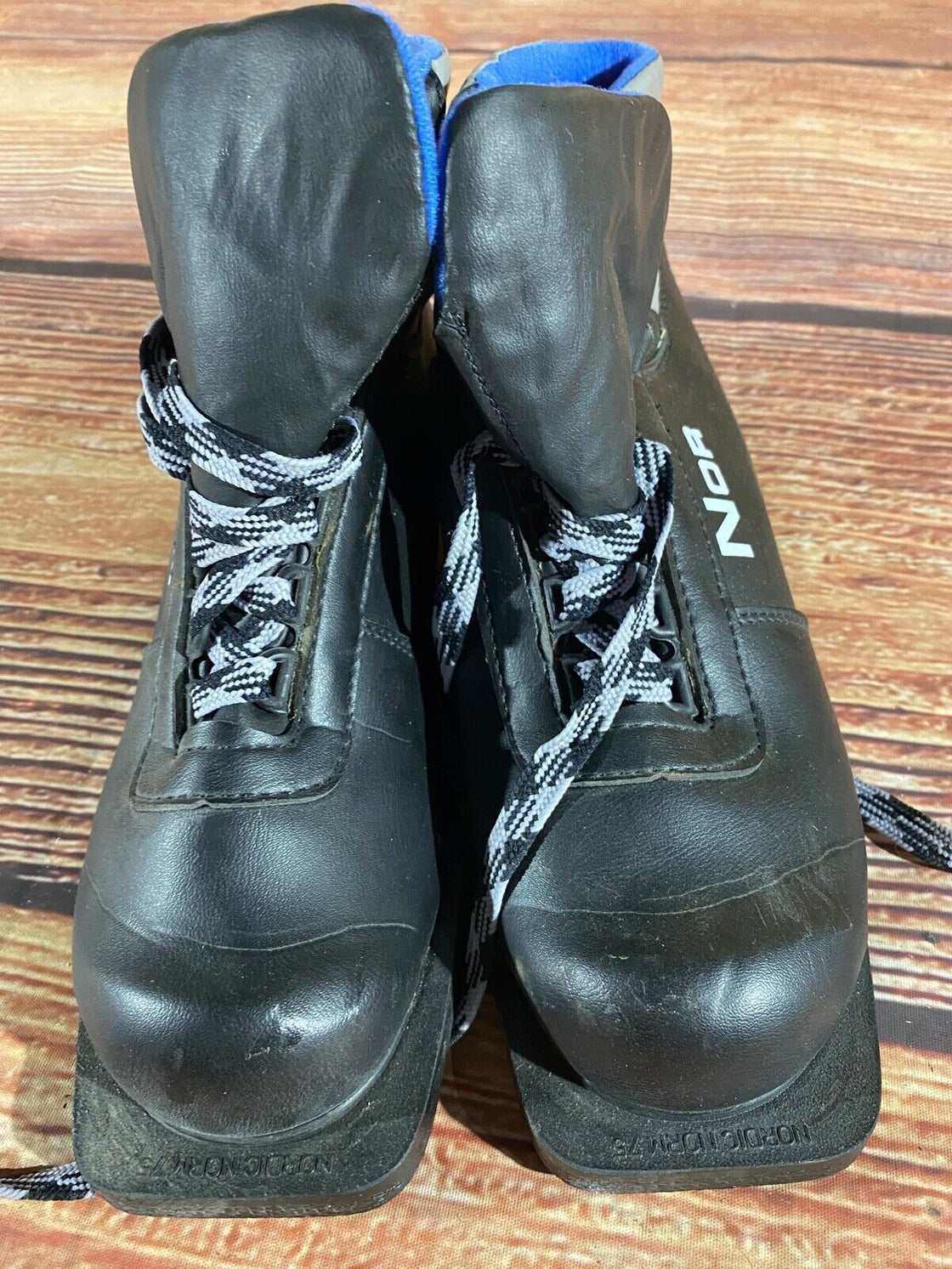 NOR Vintage Nordic Cross Country Ski Boots EU41 US8 for NN 75mm