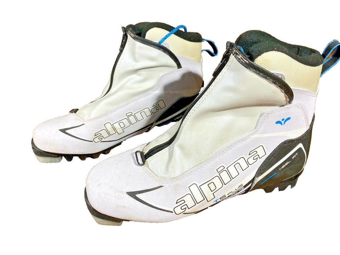 Alpina T5 Plus Cross Country Nordic Backcountry Ski Boots Size EU38 US6 NNN 652