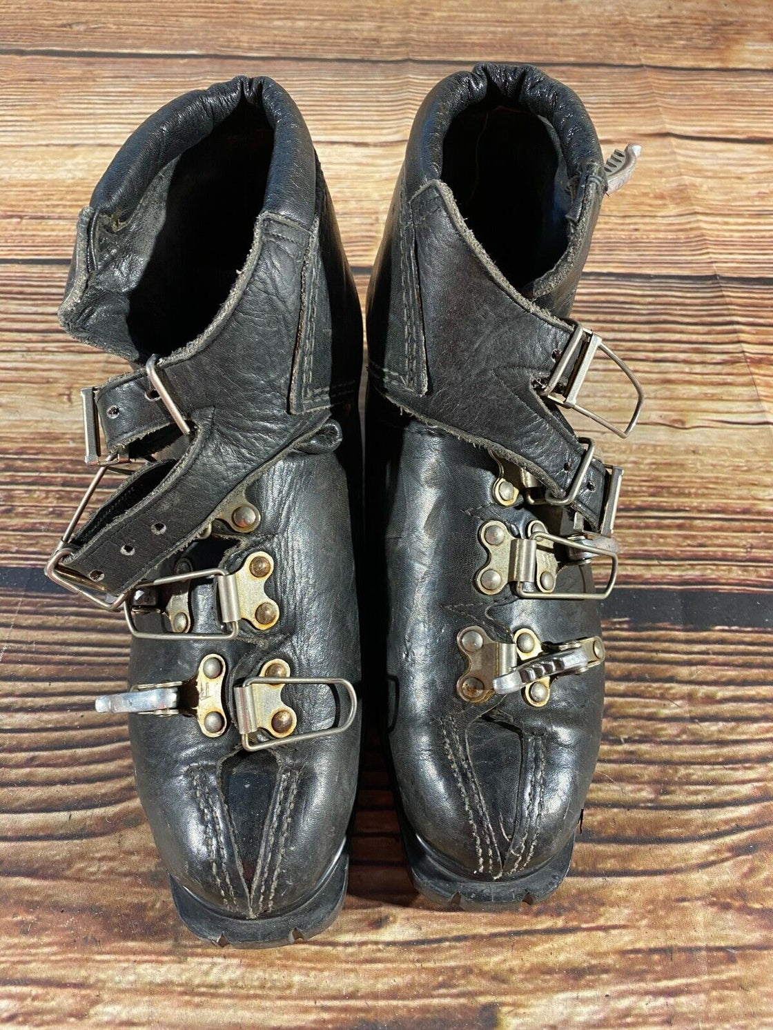 WEKAL SCHUH Vintage Alpine Ski Boots Mountain Skiing US7 UK6 Mondo 255 KL149