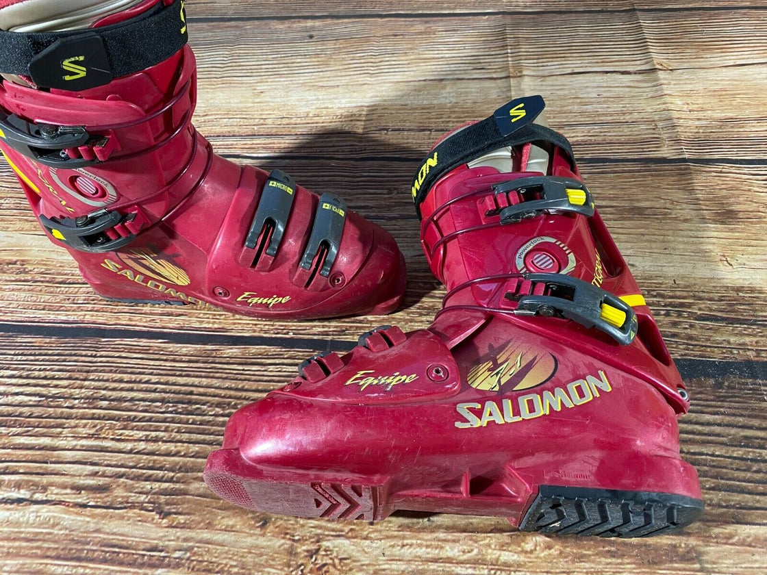 SALOMON Vintage Alpine Ski Boots Size Mondo 265 mm, Outer Sole 311 mm