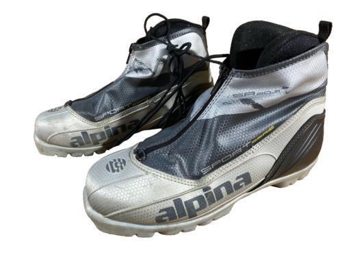 Alpina SR20 Nordic Cross Country Ski Boots Size EU39 US7 NNN bindings 1049