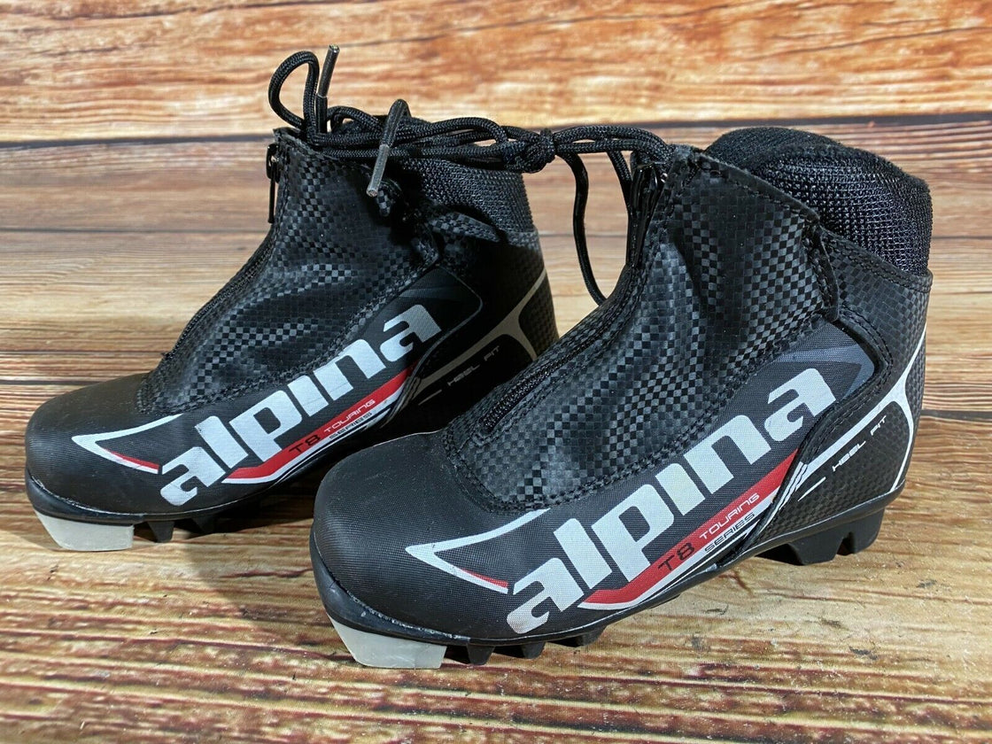 Alpina T8 Kids Nordic Cross Country Ski Boots Size EU31 US12.5 for NNN A-25