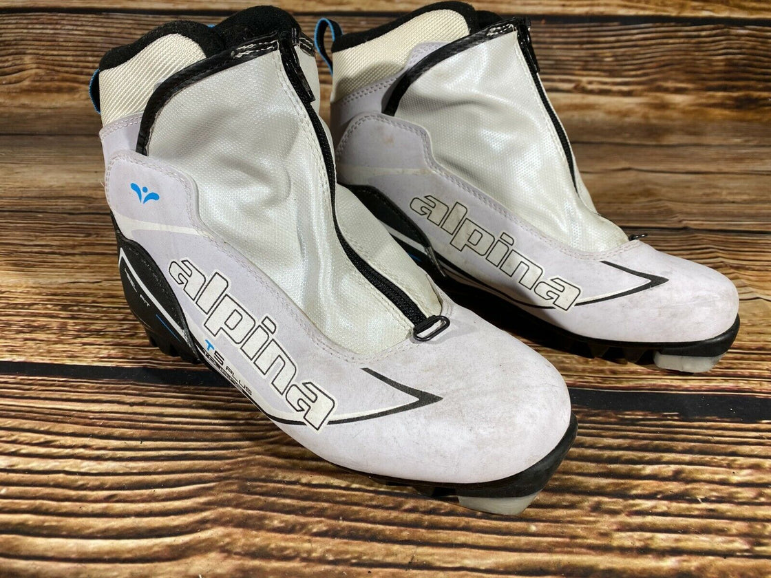 Alpina T5 Plus Cross Country Nordic Backcountry Ski Boots Size EU38 US6 NNN 652