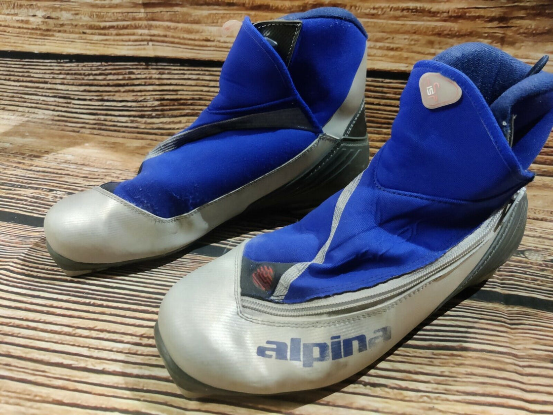 Alpina Cross Country Nordic Backcountry Ski Boots Size EU44 US10.5 NNN