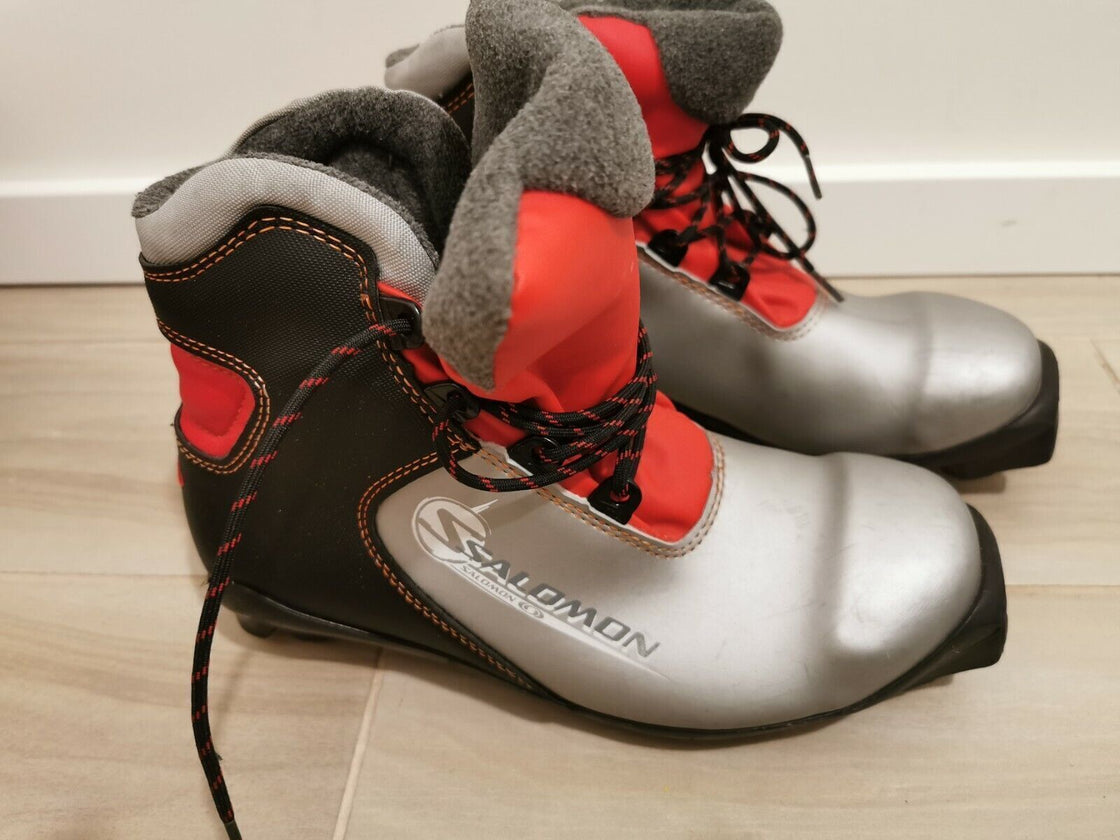 SALOMON Nordic Cross Country Ski Boots Size EU 38 US5.5 SNS profil