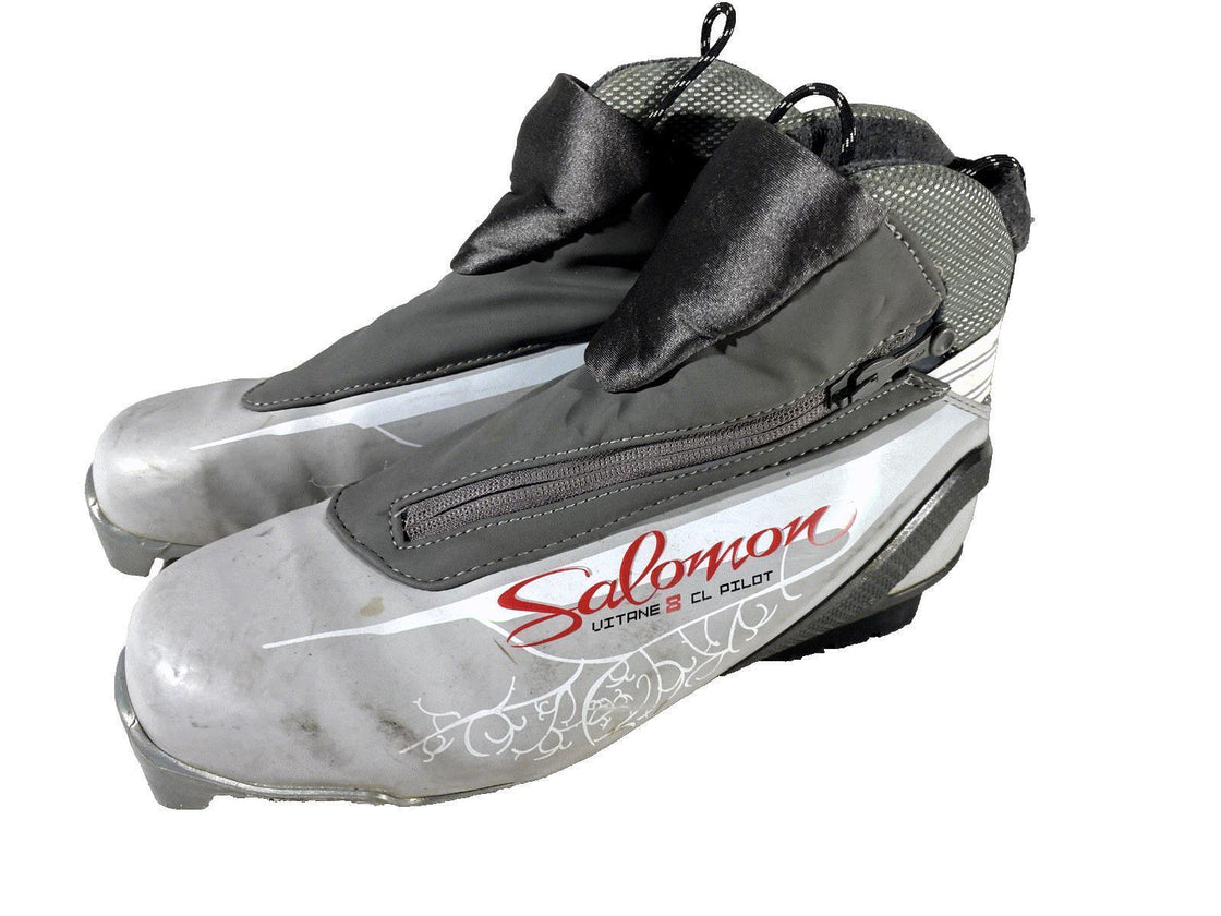 SALOMON Vitane 8 Class Cross Country Ski Boots Size EU40 2/3 US8.5 for SNS Pilot