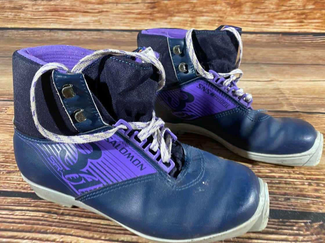SALOMON SR361 Cross Country Ski Boots Size EU40 US7.5 SNS Profil