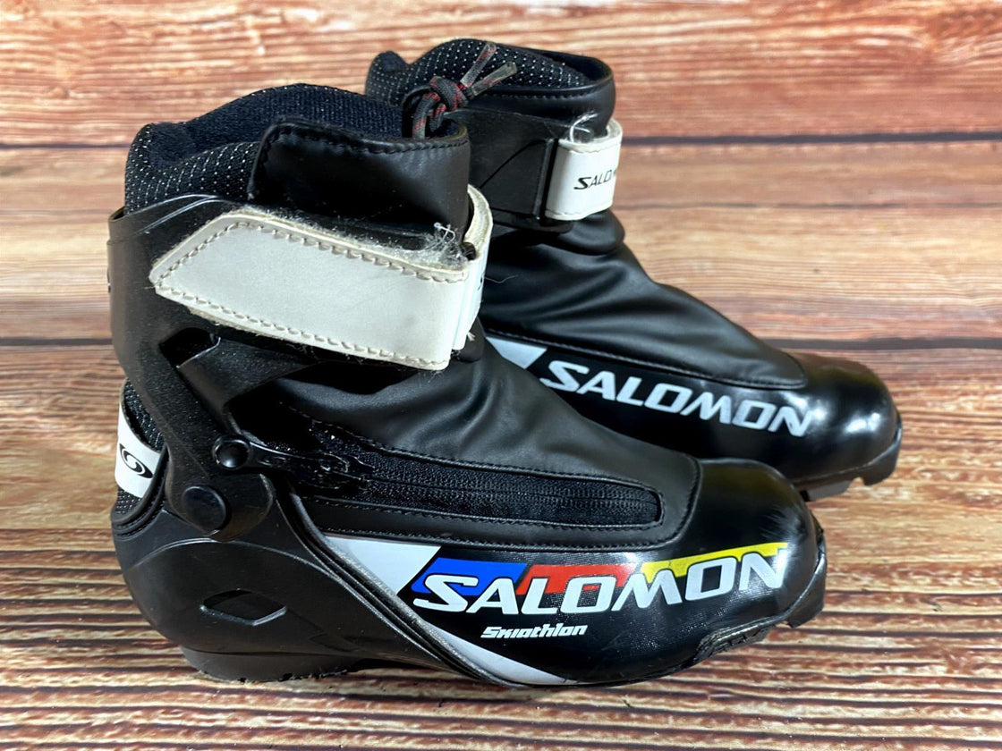 SALOMON Skiathlon Nordic Cross Country Ski Boots Size EU35.5 US3.5 SNS Pilot