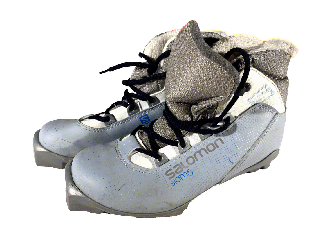 SALOMON Siam5 Classic Cross Country Ski Boots Size EU38 US6.5 SNS Profil