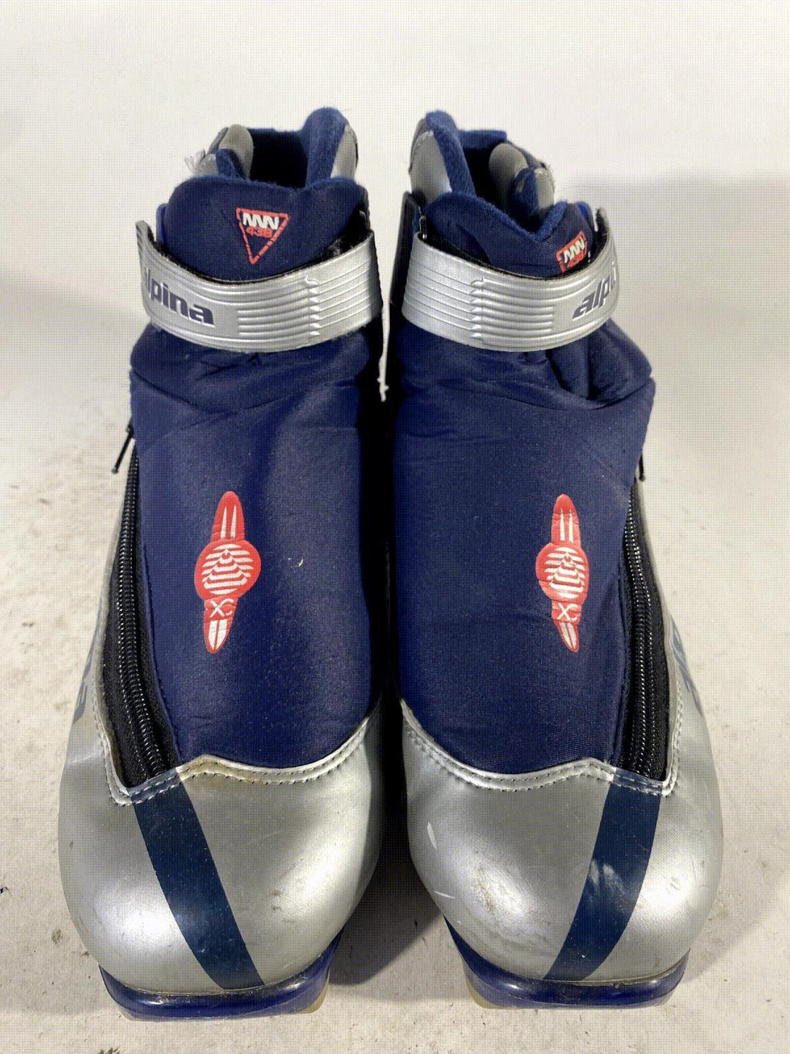 Alpina 438 Classic Nordic Cross Country Ski Boots Size EU43 US9.5 for NNN