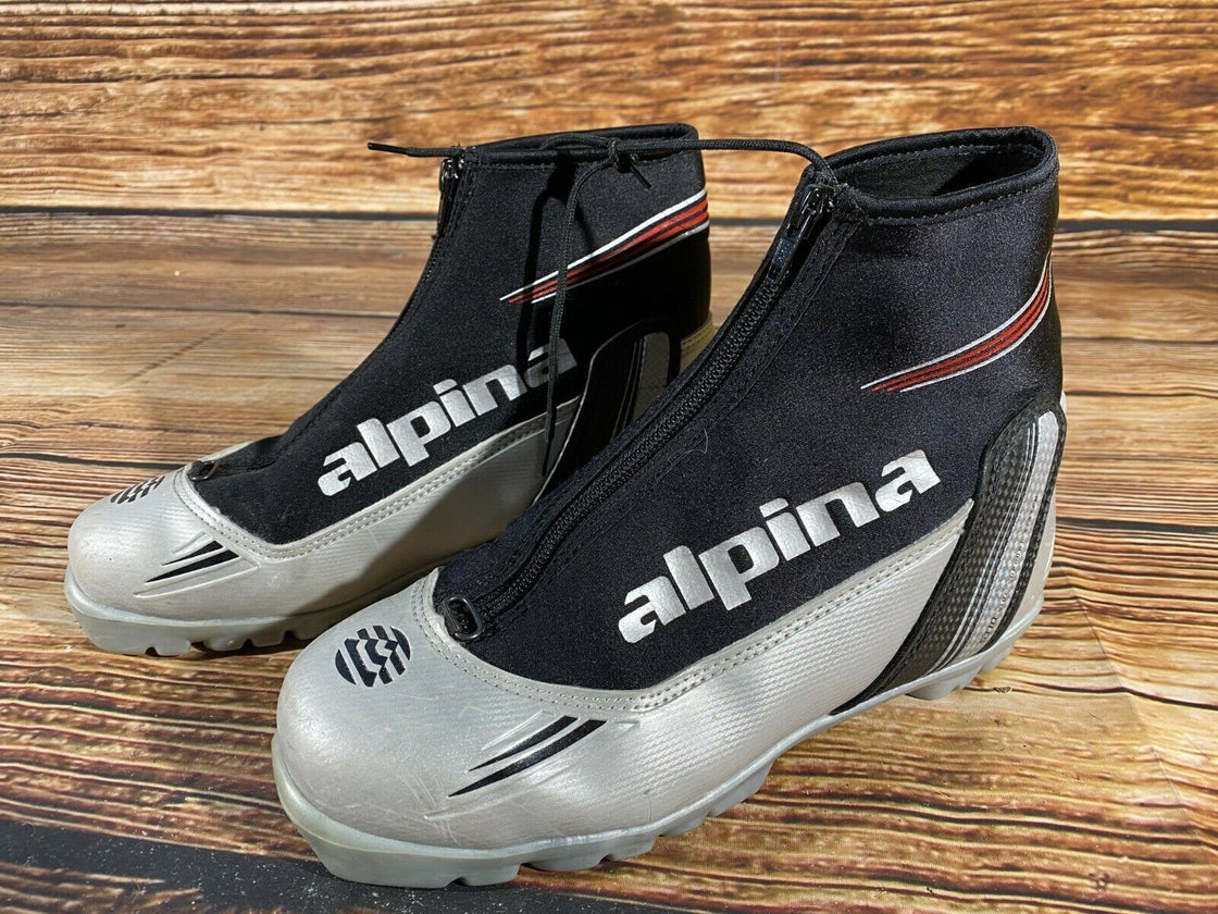 Alpina ST10 Nordic Cross Country Ski Boots Size EU39 US7 NNN bindings