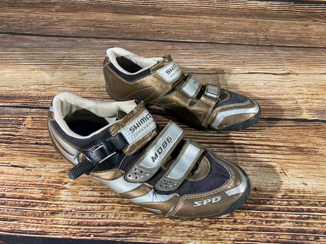 SHIMANO M086 Cycling MTB Shoes Mountain Biking Boots Size EU46 with Cleats