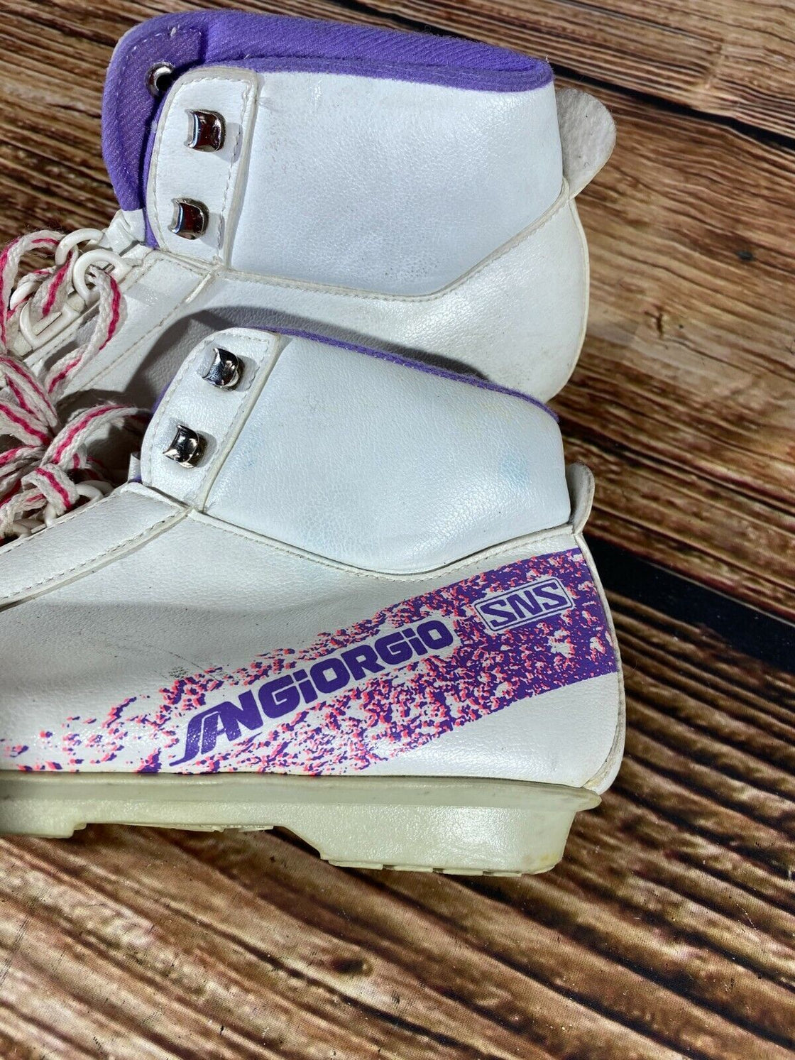 SANGIORGIO Nordic Cross Country Ski Boots Ladies EU38 US6 SNS Old Profil 1241