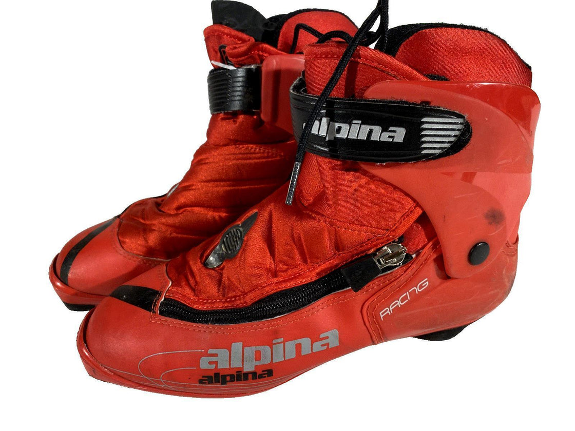 Alpina Sk Racing Nordic Cross Country Ski Boots Size EU39 US7 for NNN