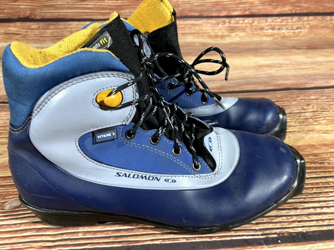 Salomon Vitane 3 Nordic Cross Country Ski Boots Size EU38 US6.5 SNS Profil