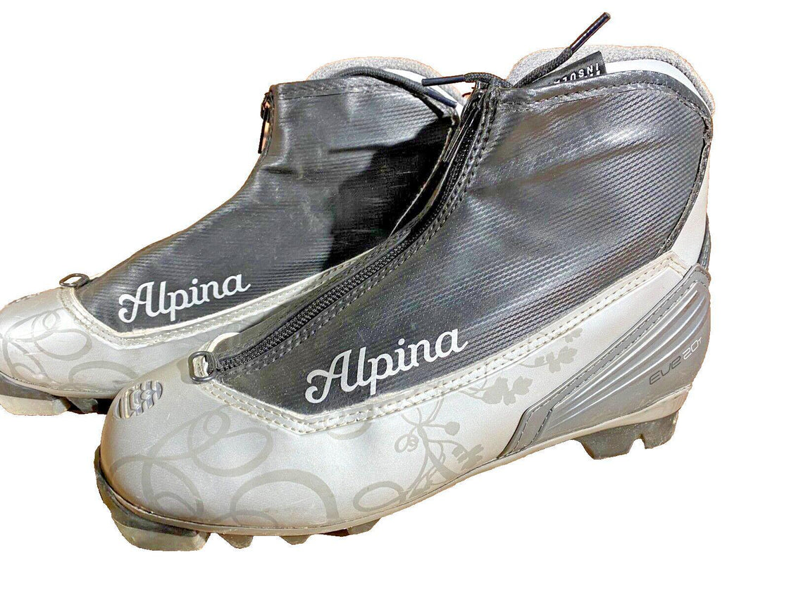 Alpina Eve20T Nordic Cross Country Ski Boots Size EU37 US6 for NNN 954