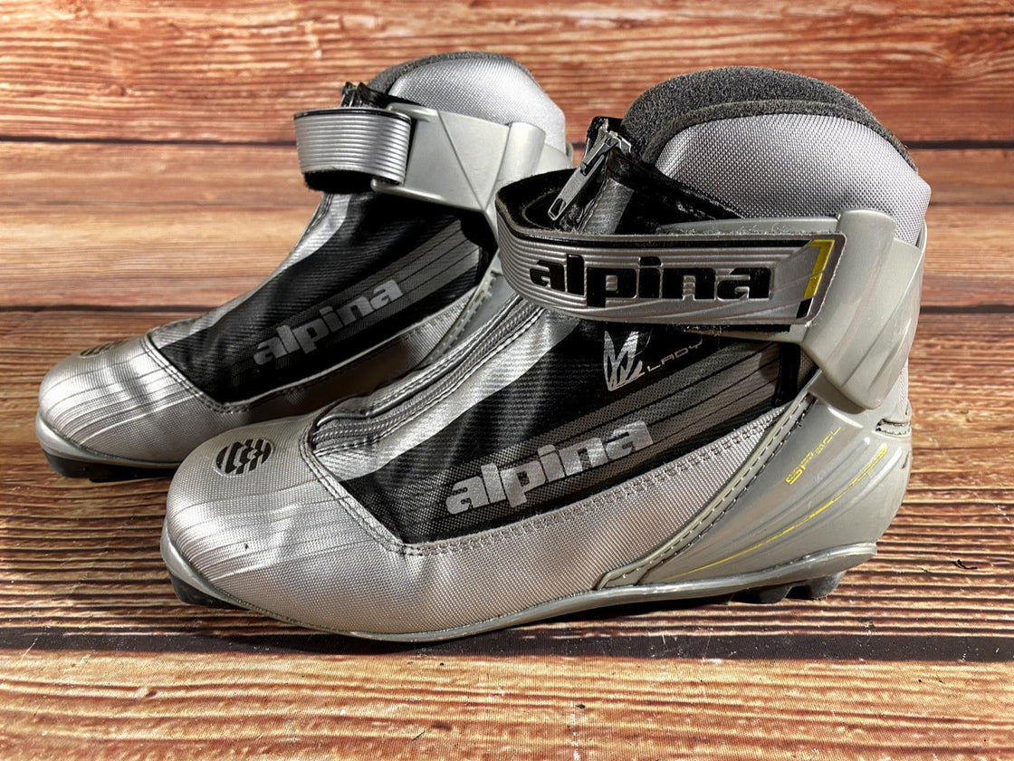 Alpina SP30L Nordic Cross Country Ski Boots Size EU39 US7 for NNN