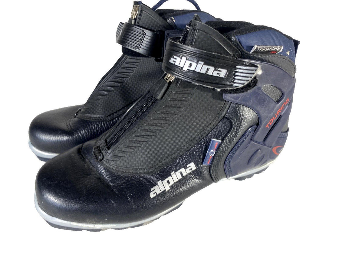 Alpina 240 Nordic Cross Country Ski Boots Size EU40 US7.5 NNN bindings 833