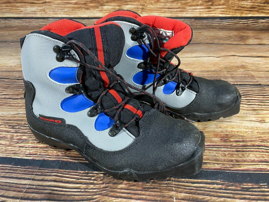 SALOMON Nordic Cross Country Ski Boots Size EU38 US5.5 SNS profil