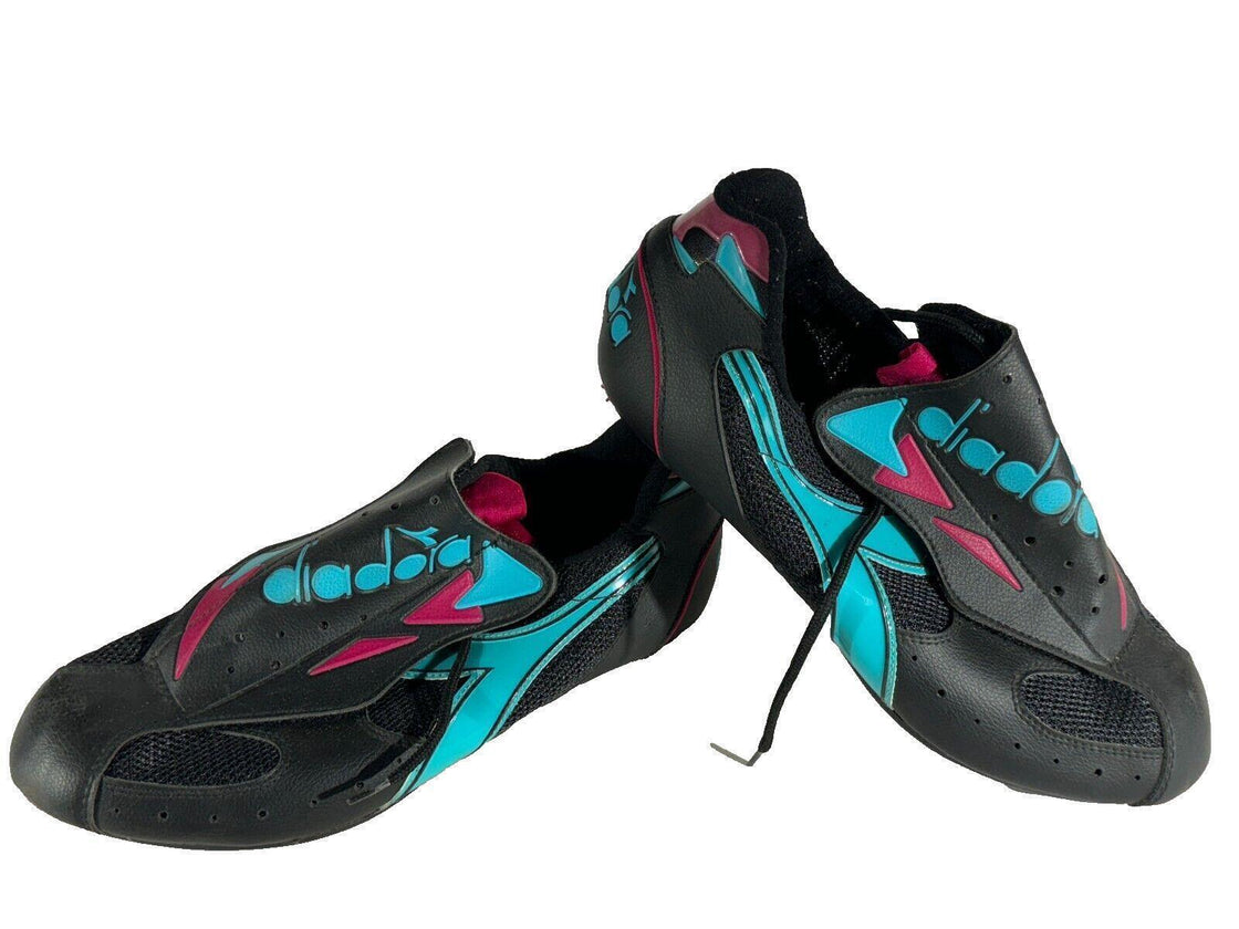 DIADORA Vintage Cycling Road Shoes EU42 US8 UK7 Mondo 260 cs523